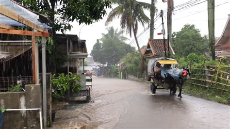 Super Heavy Rain And Strong Lightning In My Village Sleep Instantly