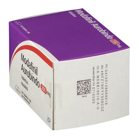 Modafinil Aurobindo 200 Mg 100 St Mit Dem E Rezept Kaufen Shop Apotheke