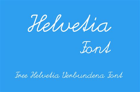 Helvetia Font - Dafont Free