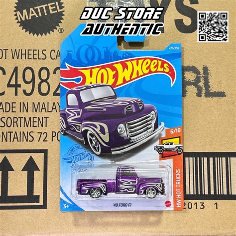 ducstore vn Xe mô hình GTD03 Hot Wheels 49 Ford F1 Shopee Việt Nam