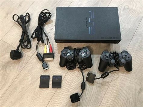 Sony Playstation Ps Black Fat Console Scph Complete Bundle