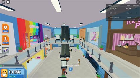 Finishing The 2nd Floor Of My Mall Roblox Mall Tycoon Youtube