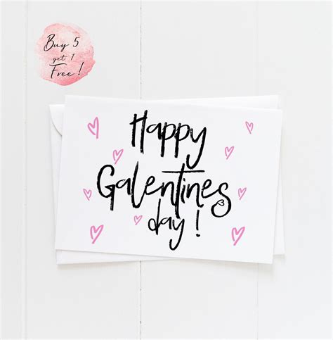 Galentines Day Card Handmade In Ireland Cuando