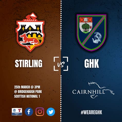 Stirling County V Ghk Match Report Ghk Rugby