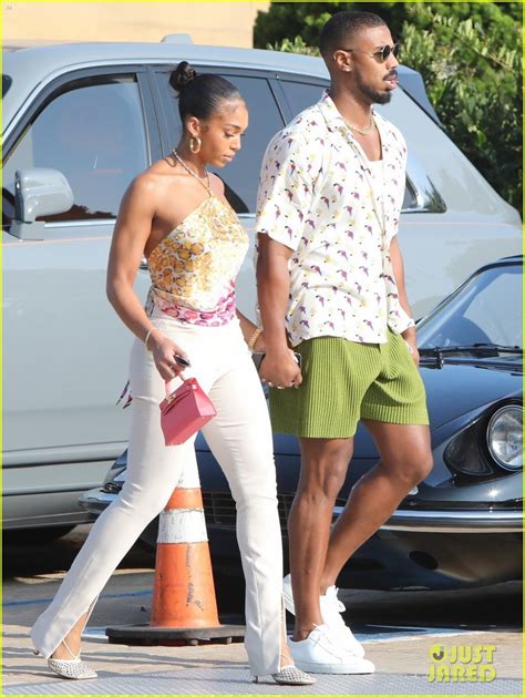 Michael B. Jordan & Girlfriend Lori Harvey Hold Hands During Lunch Date ...