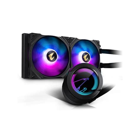 Gigabyte - Aorus Liquid Cooler 280 All-In-One Liquid Cooler With Circular ARGB Display - GeeWiz