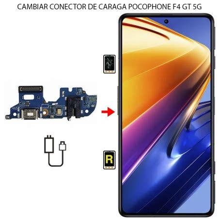 Cambiar Conector De Carga Xiaomi Poco F4 GT Reparar Xiaomi Madrid