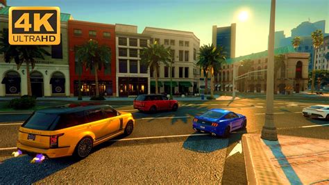 Gta 5 Enhanced Ps5 Graphics 2021 4k Real Life Graphics Mod Raytracing