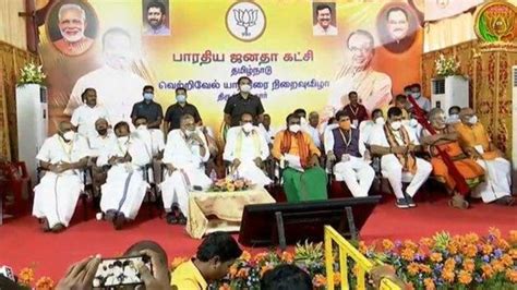 Bjps Vetrivel Yatra Ends Party Preps For 2021 Tamil Nadu Polls