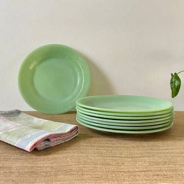 Vintage Fire King Jadeite Plates - Restaurant Ware - Oven | Soulful ...