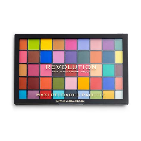 Makeup Revolution Maxi Reloaded Eyeshadow Palette Marvelous Mattes Shop Makeup At H E B