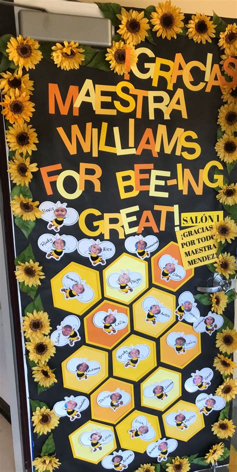 Honey Bee Back To School Bulletin Board Or Classroom Door Decor Easy And Modern Classroom