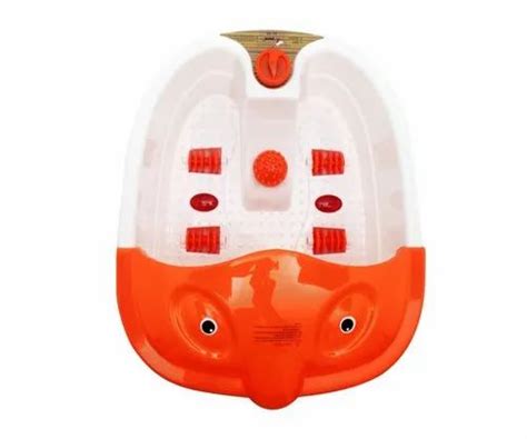 White And Orange Plastic Foot Bath Massager 350w At Rs 2250piece In Coimbatore