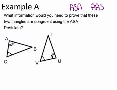 ASA and AAS Triangle Congruence | CK-12 Foundation