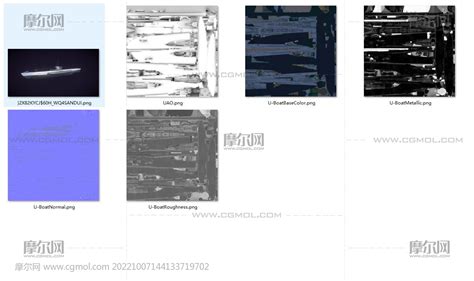 二战德国潜艇 战略核潜艇 U96德国潜艇游戏道具3dmaya模型 其他模型下载 摩尔网CGMOL