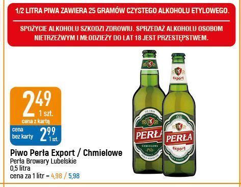 Promocja Piwo perła chmielowa w E Leclerc