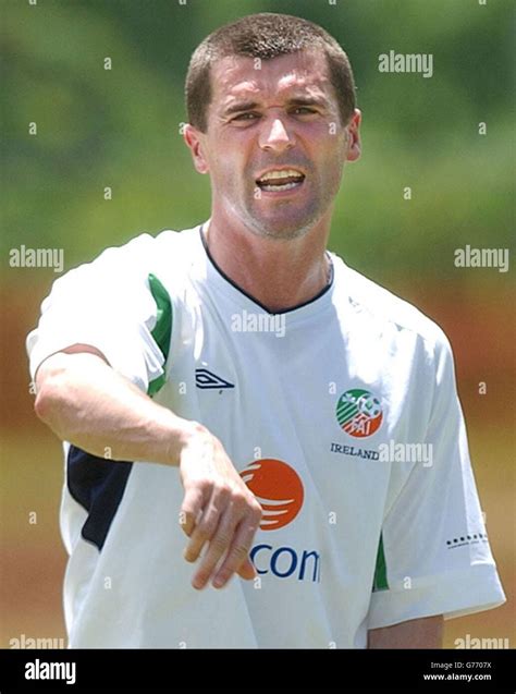 Ireland Training Roy Keane Stock Photo - Alamy