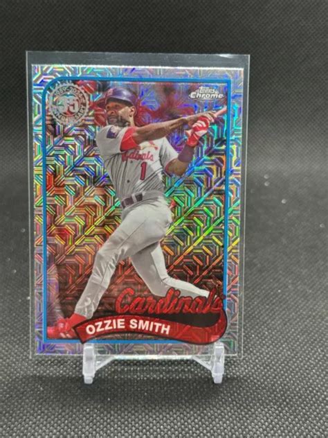 2024 TOPPS SERIES 2 RÉFRACTOR MOJO 35th Anniversary Ozzie Smith 2T89C