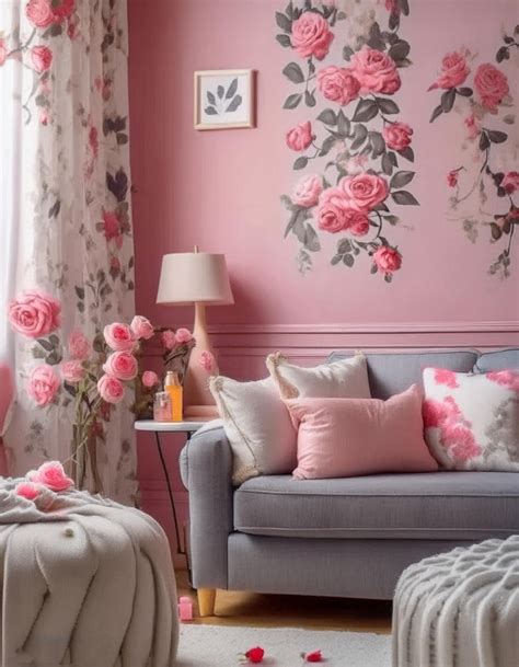 15 Feminine Style Grey And Pink Living Room Ideas - All Crafts