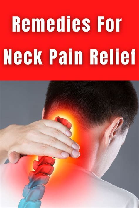 Neck pain remedies – Artofit