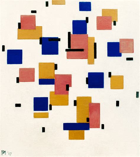 Composition in Colour B, 1917 Art Print by Piet Mondrian | King & McGaw