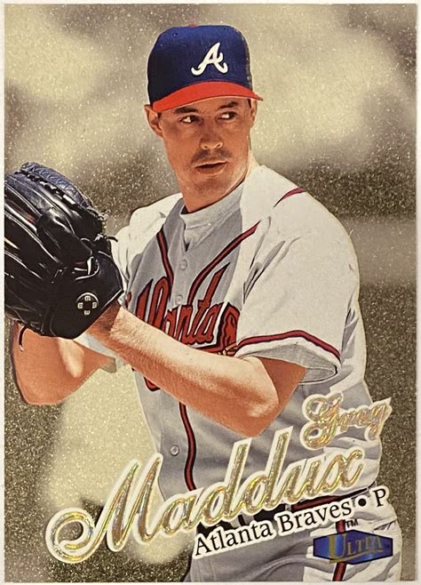 Greg Maddux 1998 Fleer Atlanta Braves Baseball Gold Medallion Edition