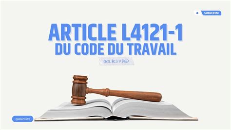 Article L Du Code Du Travail Centre De Formation Alertis Youtube