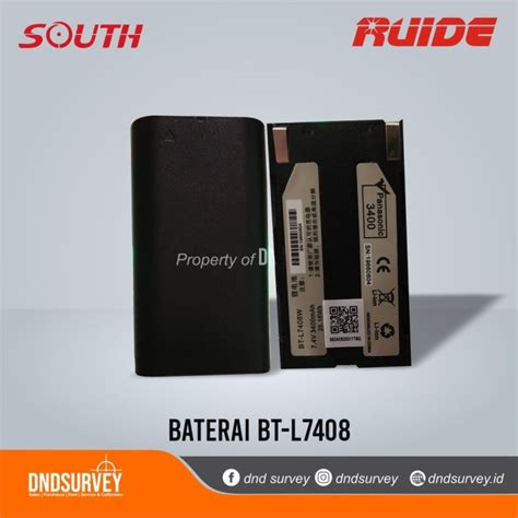 Jual Battery Batre GPS GNSS RTK SOUTH RUIDE ACNOVO BT L7408 Baterai GPS