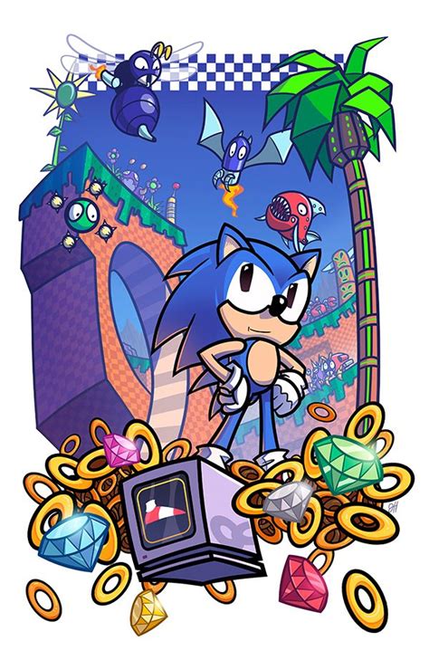 Epic Game Print - Sonic the Hedgehog by JoeHoganArt on DeviantArt ...