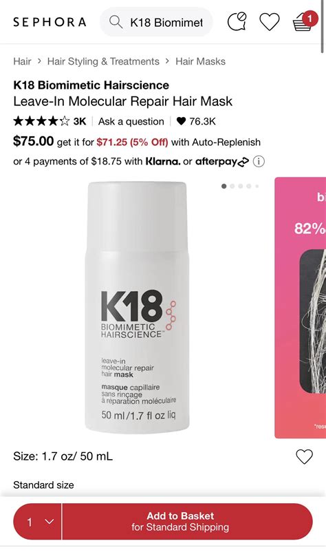 K18 Leave In Molecular Repair Hair Mask Anyone Tried It R Sephora