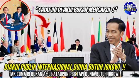 Di Akui Publik Internasional Tak Cuma RI Tapi Dunia Butuh Sosok