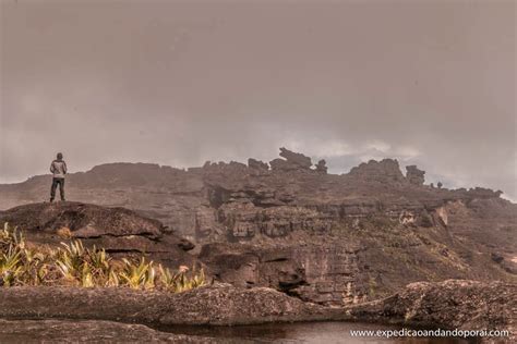 Maverick e Greta dos Guacharos no topo do Monte Roraima Expedição