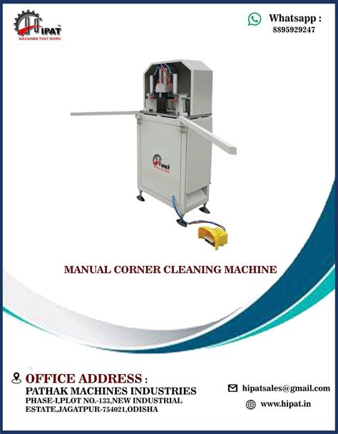 Upvc Manual Corner Cleaning Machine For Upvc And Aluminium Windows