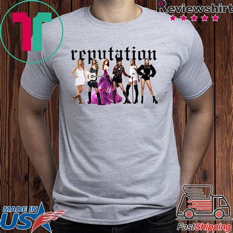 Taylor Swift Merch Reputation White T-Shirt - ShirtElephant Office