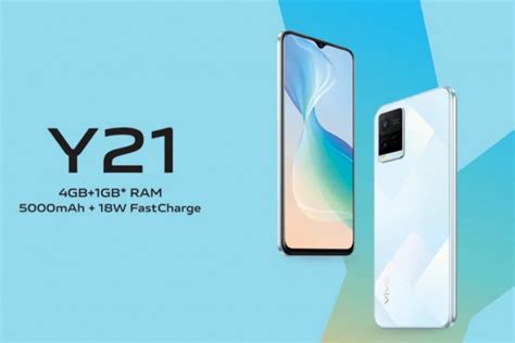 Spesifikasi Dan Harga Vivo Y21 Terbaru Baterai 5000 Mah