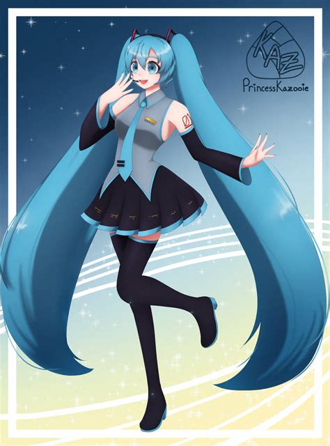 Hatsune Miku Commission By Princesskazooievt On Deviantart