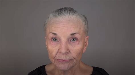 80 Year Old Womans Stunning Recreation Of Her Younger Face With Just