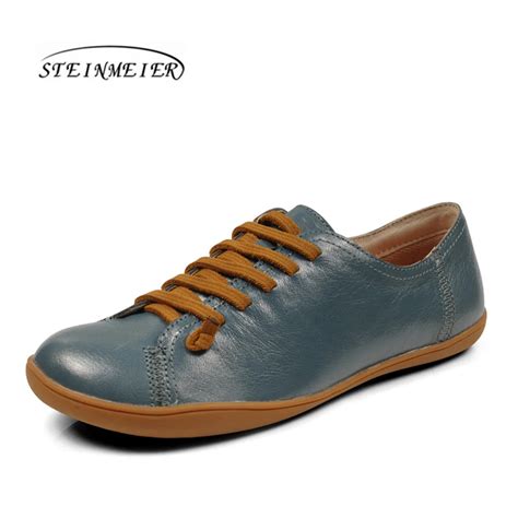 Women flat shoes genuine leather barefoot Casual Shoes woman Flats ballerinas sneakers Female ...