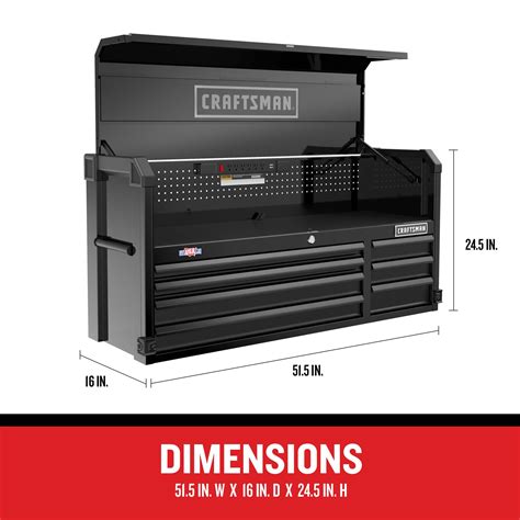 Premium S2000 Series 52 Wide 7 Drawer Tool Chest Craftsman