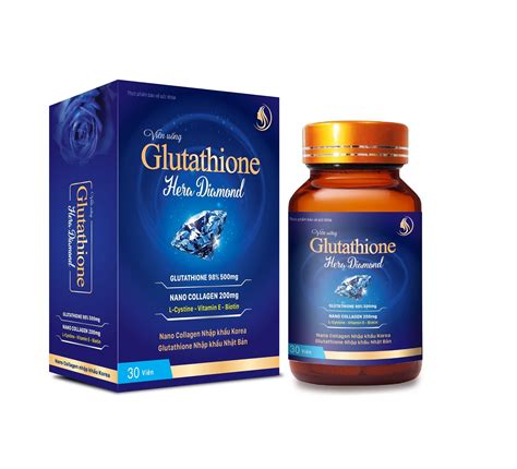 Viên Uống Glutathione Hera Diamond Glutathione 98 500mg