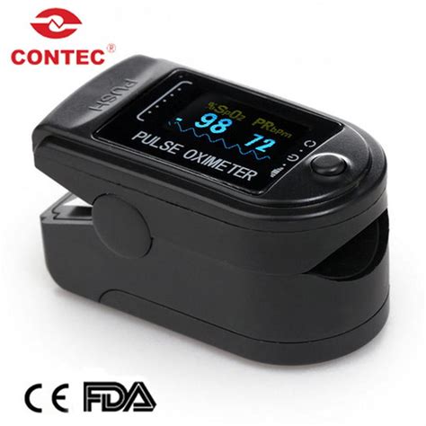 Contec Cms50d Fingertip Pulse Oximeter Blood Oxygen Monitor Non