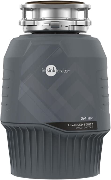 American Standard 10 US AS 12 SL Garbage Disposer 1 25 HP Slim Black