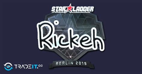 Sticker Rickeh Foil Berlin 2019 Tradeit