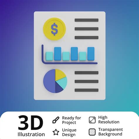 Premium Psd 3d Financial Database