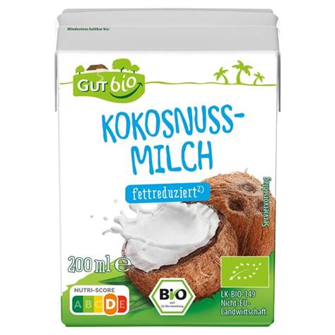 Gut Bio Bio Kokosnussmilch Ml Aldi S D Deutschland Archiv