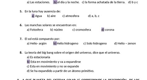 Test De Cultura General Preguntas