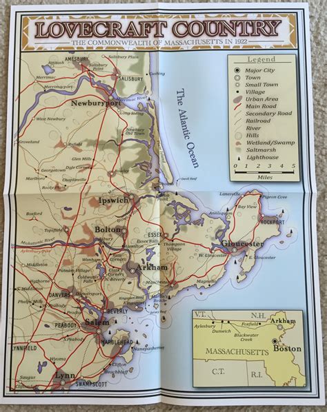 Lovecraft Dunwich Map