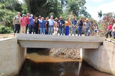 Rio Sono Prefeito Itair Martins Entrega Pontes De Concreto Na Zona