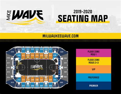 Arena & Seating Map - MKE Wave