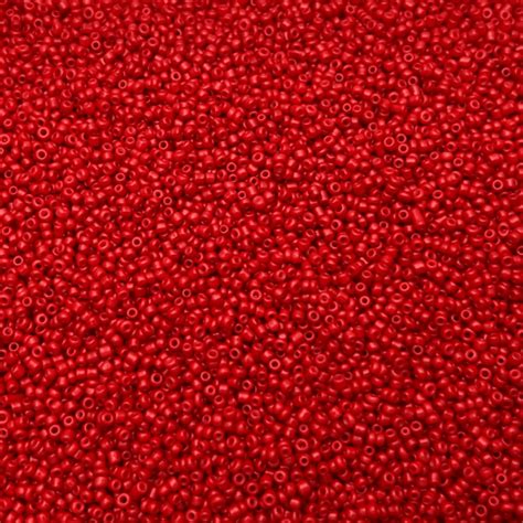 Perles De Rocailles G Rouge Mm Lou Passion